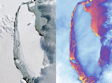 Спутники НАСА получили фото мегаайсберга размером с Эстонию