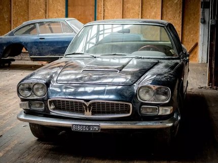 Седан Maserati, 40 лет простоявший в гараже, продадут на eBay