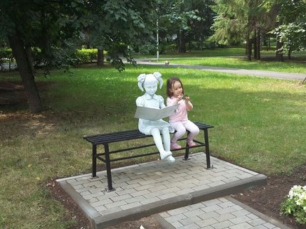 В парке Якутова появились новые скульптуры