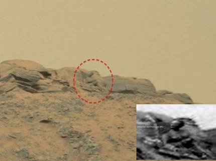 На Марсе увидели образ «Будды»